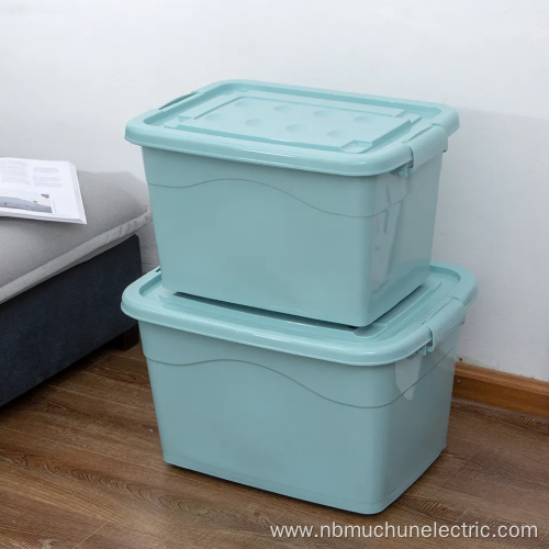 Home large plastic clothes toy storage container box